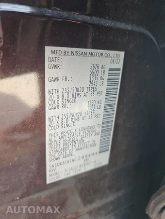 2022 Nissan Pathfinder SL - miniatura 15