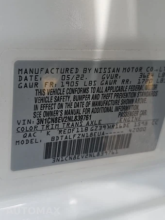 2022 Nissan Versa SV – miniatura 14