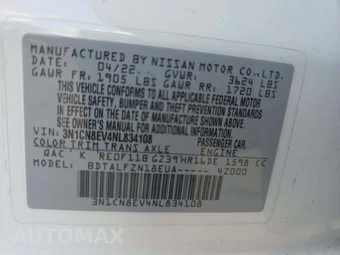 2022 Nissan Versa SV – miniatura 2