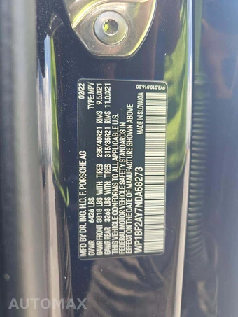 2022 Porsche Cayenne Turbo Coupe – miniatura 2