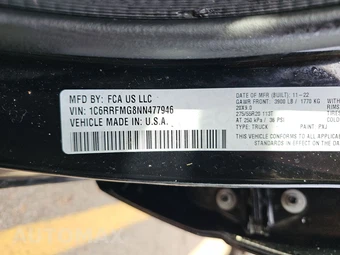 2022 Ram 1500 Big Horn Crew Cab Medium Bed - miniatura 14