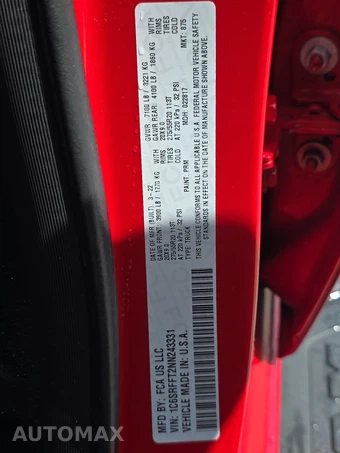 2022 Ram 1500 Big Horn Crew Cab Short Bed - miniatura 14