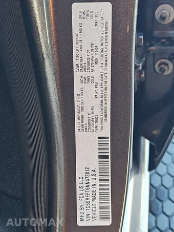 2022 Ram 1500 Big Horn Crew Cab Short Bed - miniatura 14