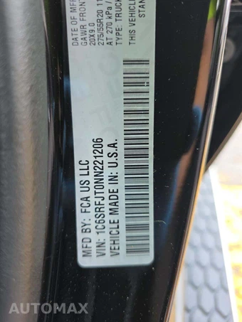 2022 Ram 1500 Laramie Crew Cab Short Bed - miniatura 5