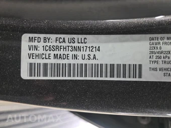 2022 Ram 1500 Limited Crew Cab Short Bed - miniatura 14