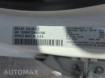 2022 Ram 1500 Lone Star Crew Cab Short Bed - miniatura 14