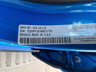 2022 Ram 1500 TRX Crew Cab Short Bed – miniatura 5
