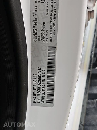 2022 Ram 1500 TRX Crew Cab Short Bed - miniatura 14
