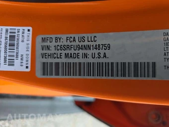 2022 Ram 1500 TRX Crew Cab Short Bed – miniatura 2