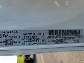 2022 Ram ProMaster City Wagon Minivan 122.4" WB - miniatura 14