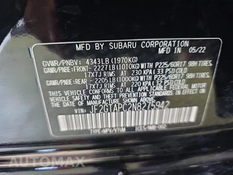 2022 Subaru Crosstrek Premium - miniatura 11