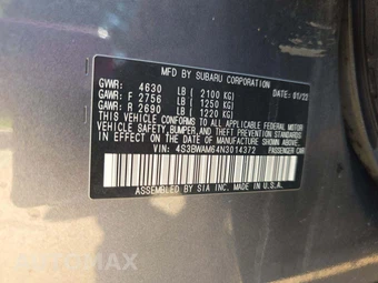 2022 Subaru Legacy Limited – miniatura 5