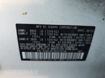 2022 Subaru Outback Premium - miniatura 14