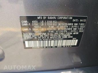2022 Subaru Outback Touring - miniatura 14