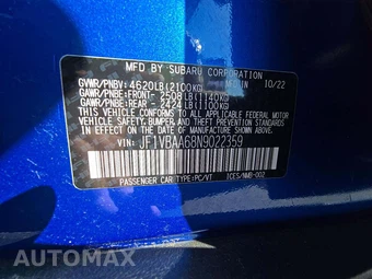 2022 Subaru WRX – miniatura 5