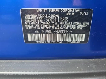 2022 Subaru WRX Limited - miniatura 17