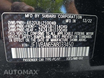 2022 Subaru WRX Limited – miniatura 2