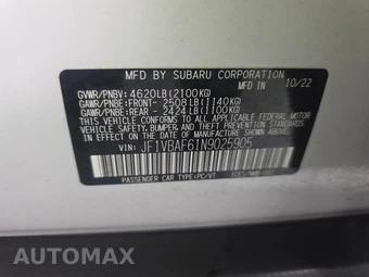2022 Subaru WRX Premium – miniatura 11