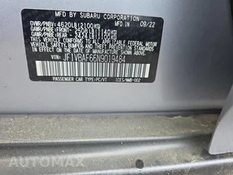 2022 Subaru WRX Premium – miniatura 18