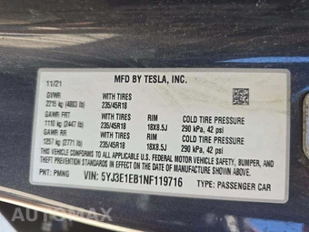 2022 Tesla Model 3 Long Range - miniatura 5