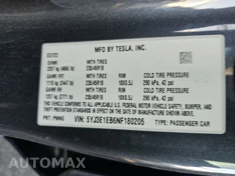 2022 Tesla Model 3 Long Range - miniatura 15