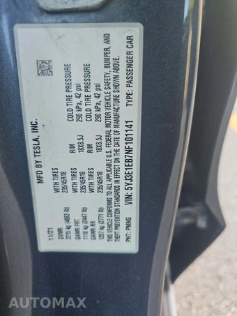2022 Tesla Model 3 Long Range - miniatura 5