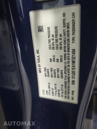 2022 Tesla Model 3 Standard Range – miniatura 14