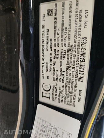2022 Tesla Model 3 Standard Range - miniatura 14