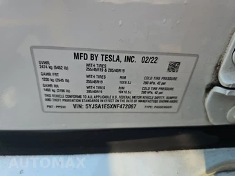 2022 Tesla Model S - miniatura 14