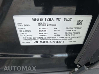 2022 Tesla Model X – miniatura 2