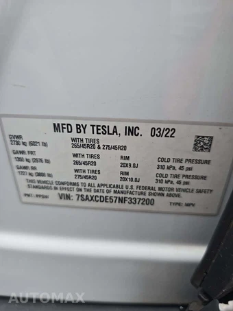 2022 Tesla Model X – miniatura 5