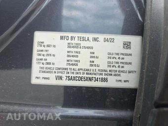 2022 Tesla Model X – miniatura 2