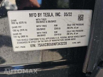 2022 Tesla Model X Plaid – miniatura 6