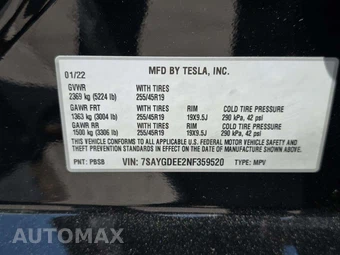 2022 Tesla Model Y Long Range - miniatura 2