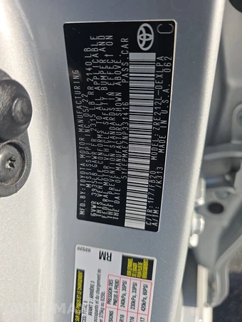 2022 Toyota Corolla LE Sedan – miniatura 14