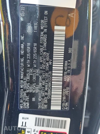 2022 Toyota Highlander Hybrid LE - miniatura 15