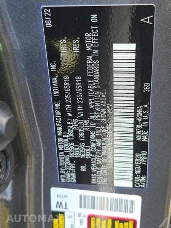 2022 Toyota Highlander Hybrid XLE - miniatura 15