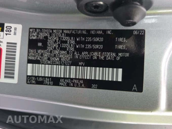 2022 Toyota Sienna Platinum 7-Passenger 120.5" WB - miniatura 2