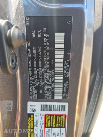 2022 Toyota Sienna XLE 8-Passenger 120.5" WB - miniatura 15
