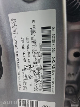 2022 Toyota Tacoma SR5 Crew Cab Medium Bed - miniatura 14