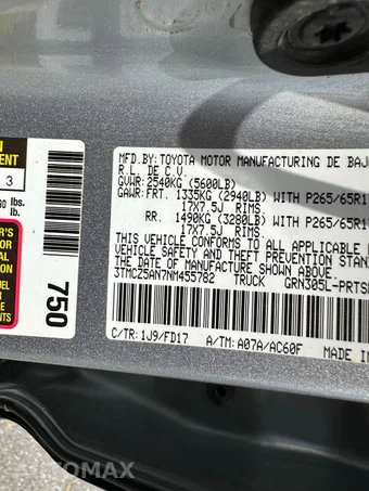 2022 Toyota Tacoma TRD Sport Crew Cab Medium Bed - miniatura 25