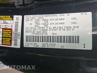 2022 Toyota Tundra 1794 Edition Crew Cab Short Bed - miniatura 5