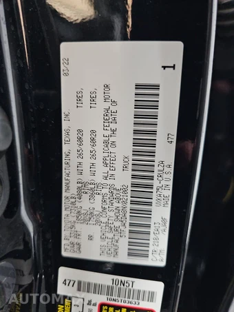 2022 Toyota Tundra Limited Extended Cab Medium Bed - miniatura 14