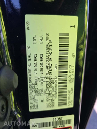 2022 Toyota Tundra Platinum Crew Cab Short Bed - miniatura 5