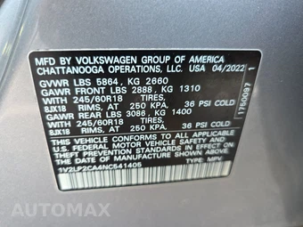 2022 Volkswagen Atlas 2.0T SE - miniatura 15
