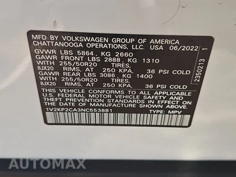 2022 Volkswagen Atlas 2.0T SE w/Technology - miniatura 15