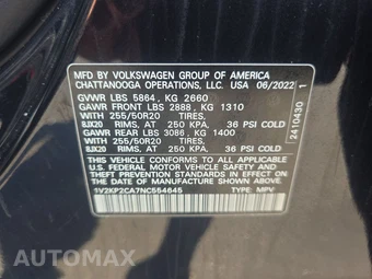 2022 Volkswagen Atlas 2.0T SE w/Technology - miniatura 15
