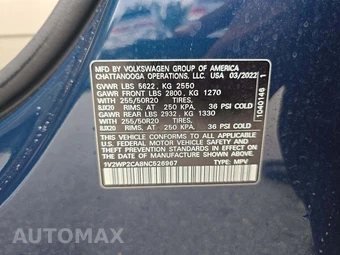 2022 Volkswagen Atlas 2.0T SE w/Technology - miniatura 5