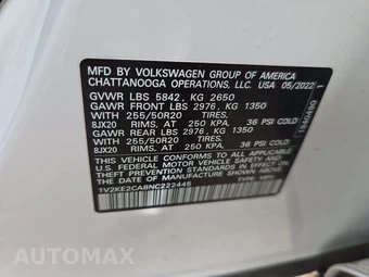 2022 Volkswagen Atlas Cross Sport V6 SE w/Technology - miniatura 14