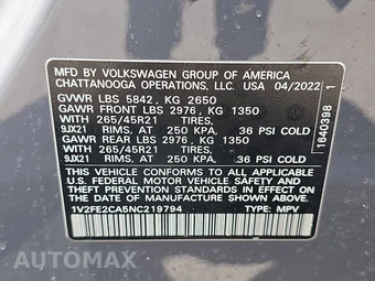 2022 Volkswagen Atlas Cross Sport V6 SEL Premium R-Line - miniatura 14